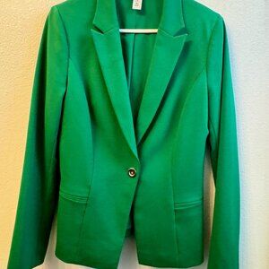 WHBM Green Women's Blazer Sz 10